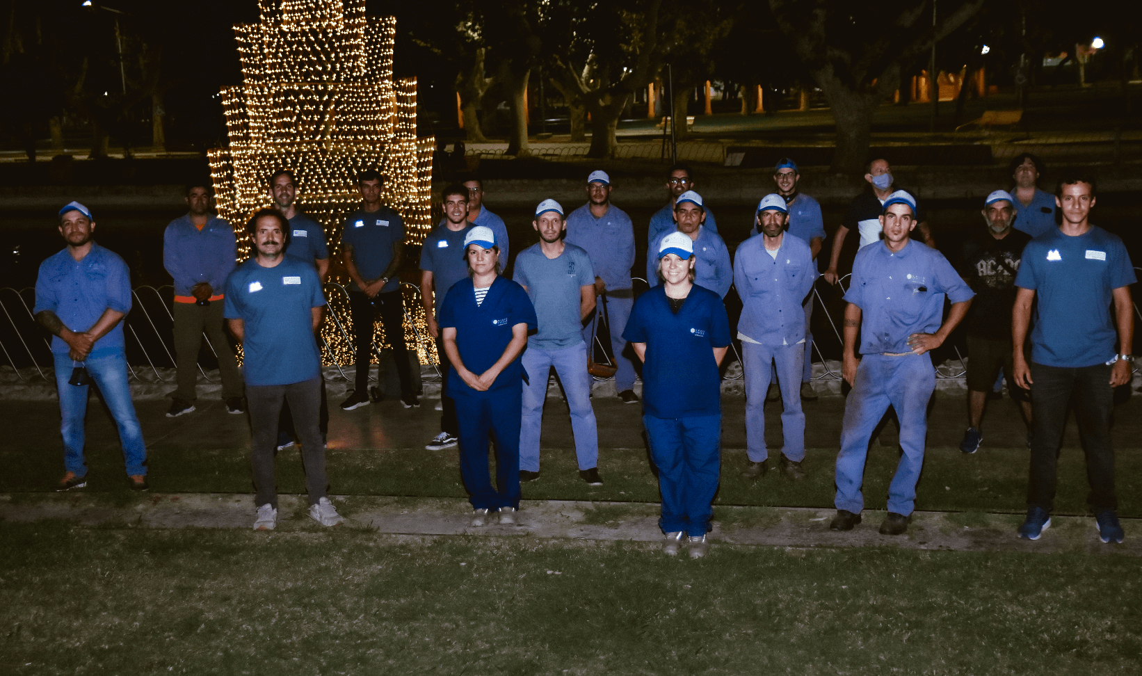 Equipo en obra